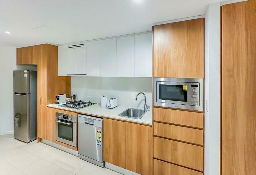 침실 2개 아파트, Brisbane Skytower By Utopia