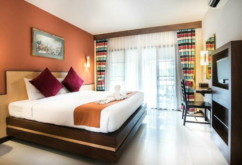 Номер Стандарт Вид на Сад, Chiangkhong Teak Garden Riverfront Onsen Hotel  Sha Extra Plus