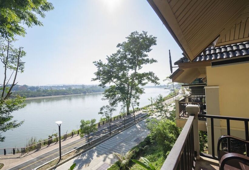 Номер Стандарт Вид на Реку, Chiangkhong Teak Garden Riverfront Onsen Hotel  Sha Extra Plus