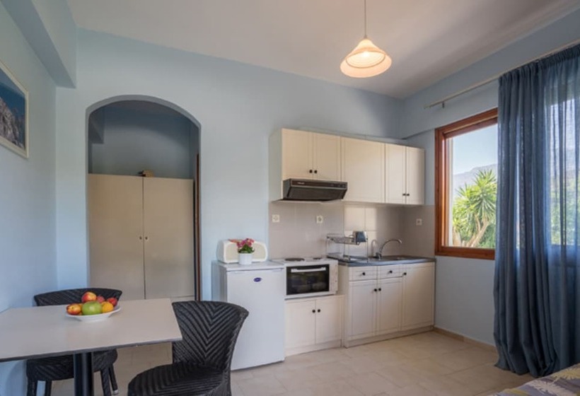 침실 1개 가든 전망 아파트, Anthos Apartments