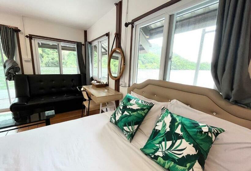 Standard studio with lake view, Lake Hill Resort Kanchanaburi