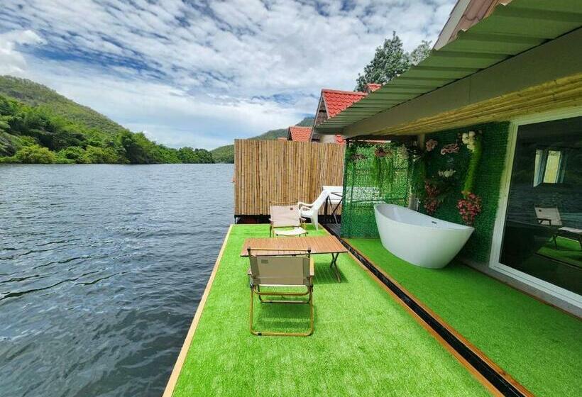 Standard studio with lake view, Lake Hill Resort Kanchanaburi
