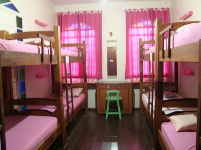 공용 욕실 구비 공동 객실 내의 침대, Chale Mineiro Hostel & Pousada