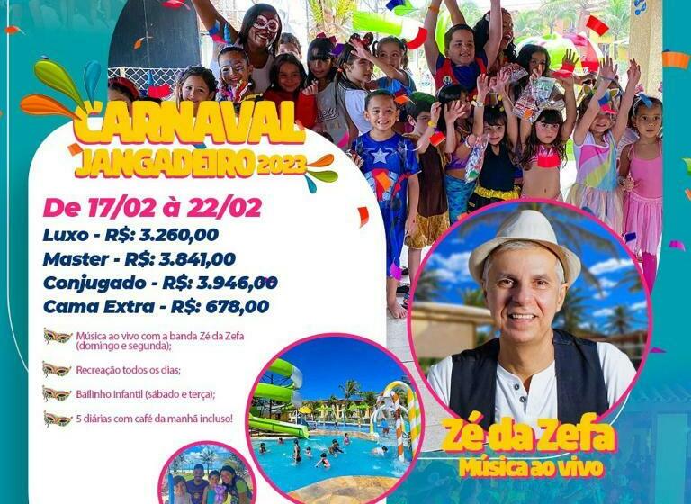 Номер Мастер, Jangadeiro Praia Hotel Resort   Parque Aquático E Pé Na Areia