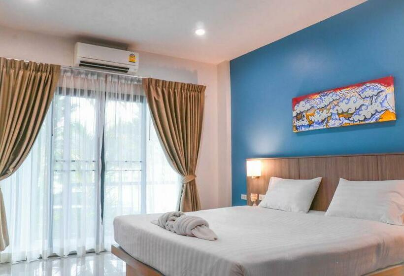 חדר דלוקס עם מרפסת, S2 Airport Residence