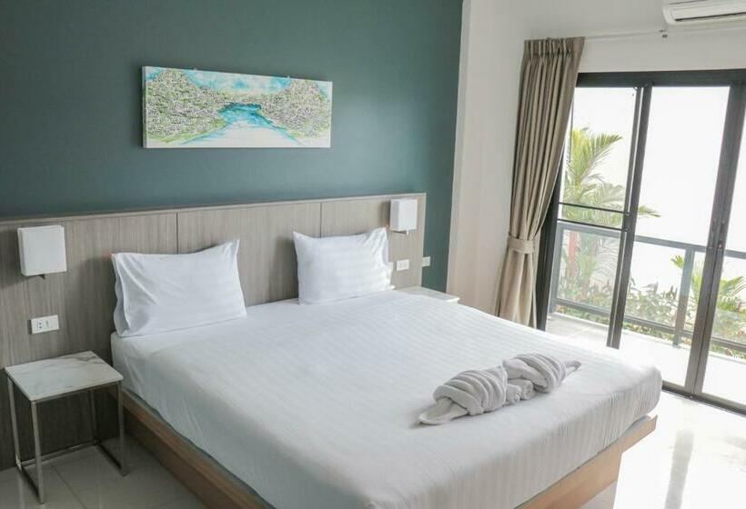 חדר דלוקס עם מרפסת, S2 Airport Residence
