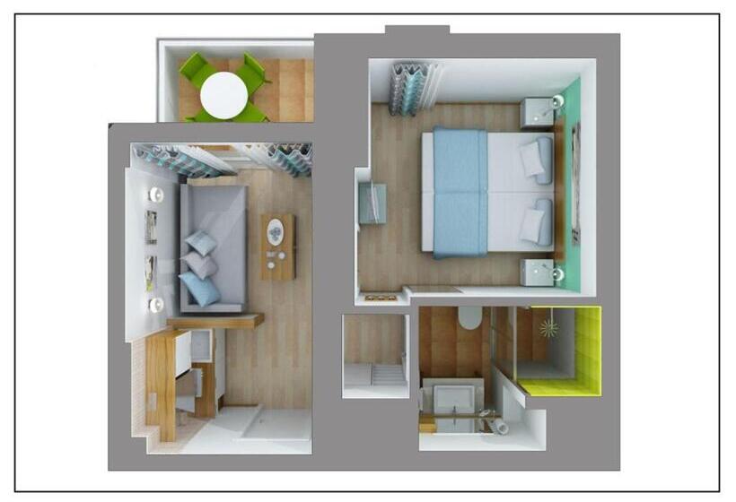 Семейный Номер Вид на Сад, Calimera Side Resort