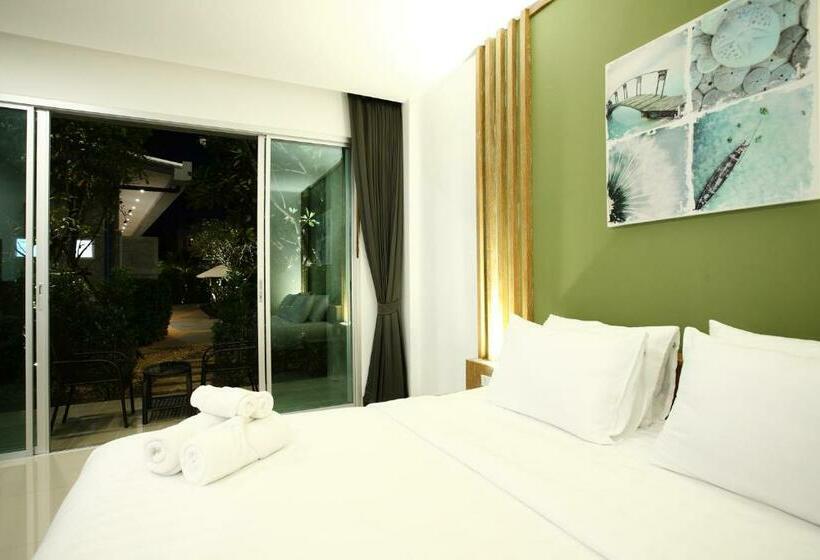 اتاق استاندارد با چشم‌انداز باغ, The Malika Hotel   Sha Extra Plus