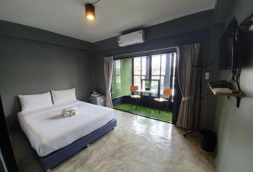 标准间带阳台, Sleep Airport Chiang Mai