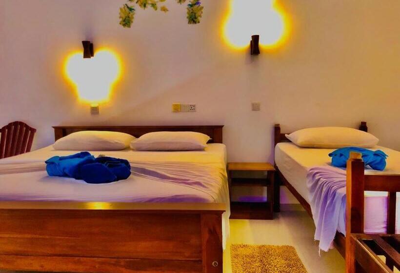 3 Bett Deluxe Zimmer, Mirissa Beach Inn