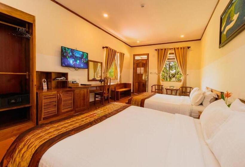 اتاق خانوادگی با چشم‌انداز باغ, The Garden House Phu Quoc Resort