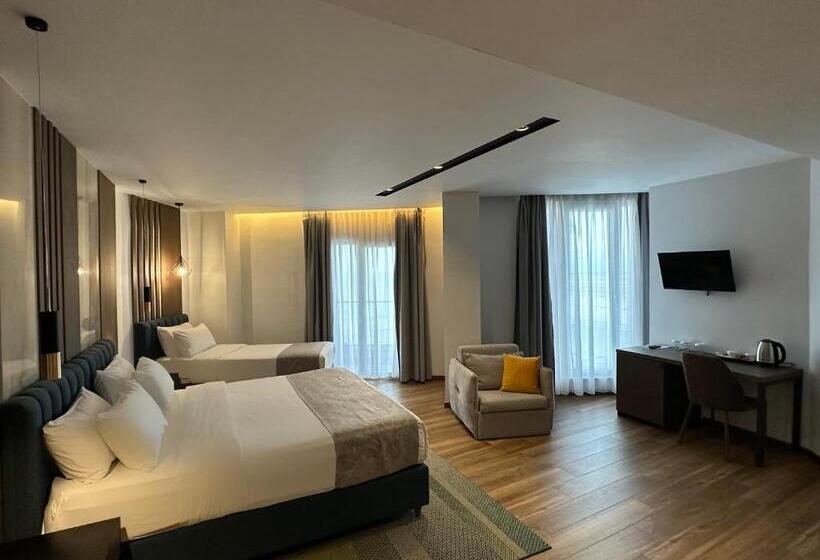 수피리어 트리플룸 바다 전망, Klajdi Resort & Spa