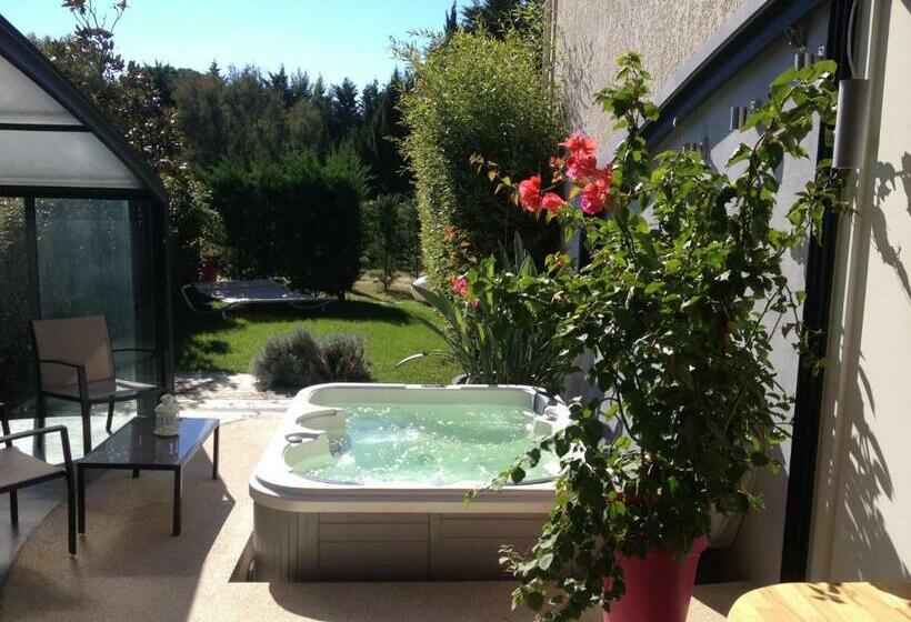 Deluxe Suite King Bed, Chambres D'hotes Deluxe Jacuzzi Mas De L'etoile
