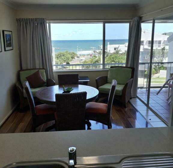 침실 2개 바다 전망 아파트, Pandanus Coolum Beach