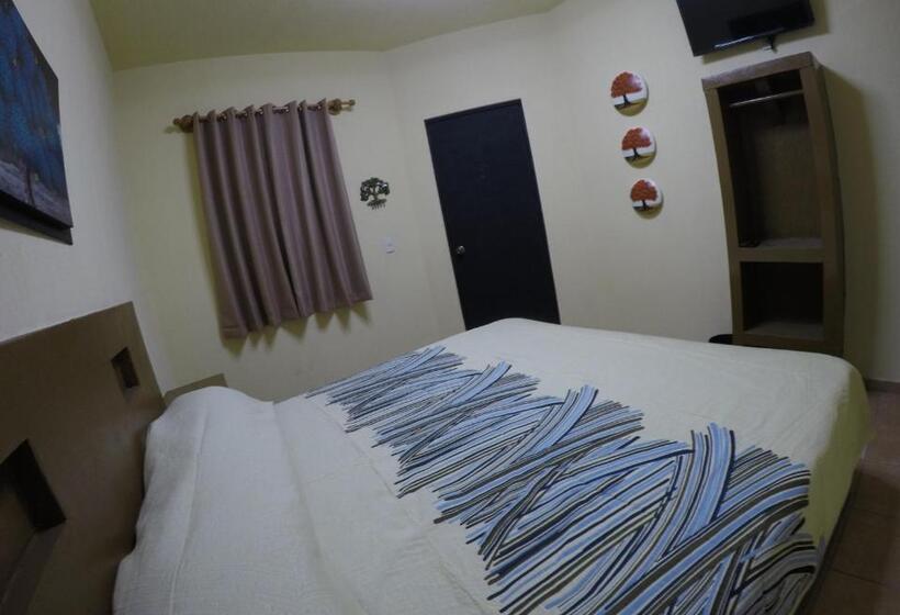 Quarto Estandar Cama King, Hospedaje La Mexicana