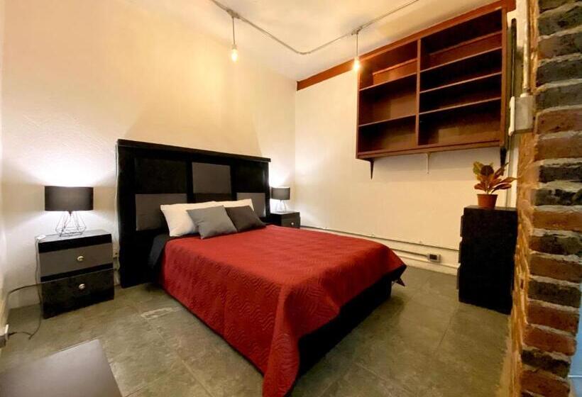 Номер Стандарт Совместная Ванная, Roomies Hostel Reforma El ángel