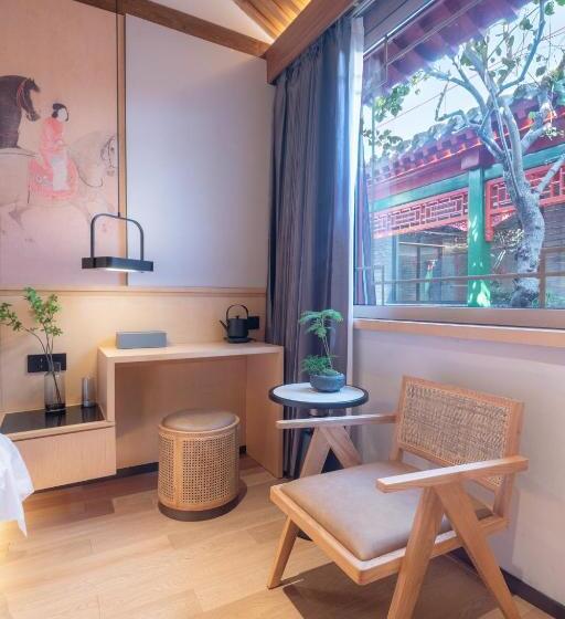 اتاق لوکس, Xinxiang Yayuan Beijing Sihe Courtyard With Sky Garden Terrace Near Tiananmen Square Forbidden City