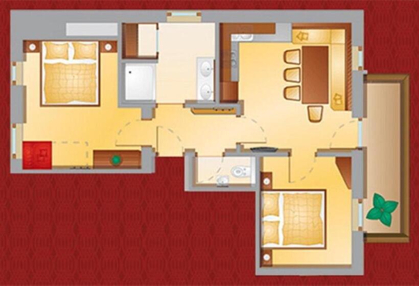 2 Bedrooms Apartment Mountain View, Alpenhof Apartments