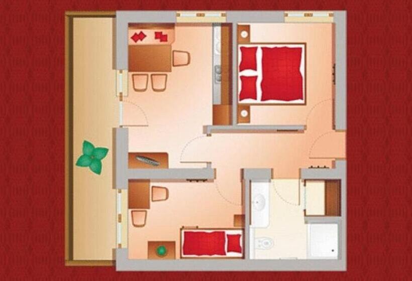 2 Bedroom Apartment with Views, Alpenhof Apartments