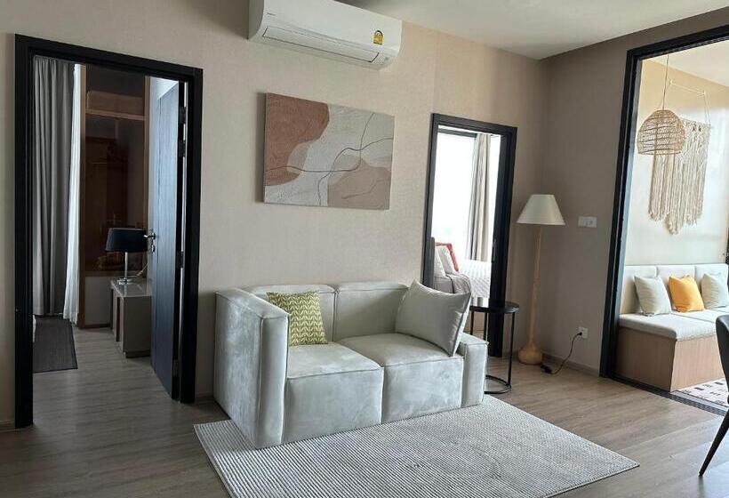 Номер Deluxe Вид на Море с Балконом, 503 Edge芭提雅25层正海景大二房二厅二卫, 沙滩+步行街+购物中心