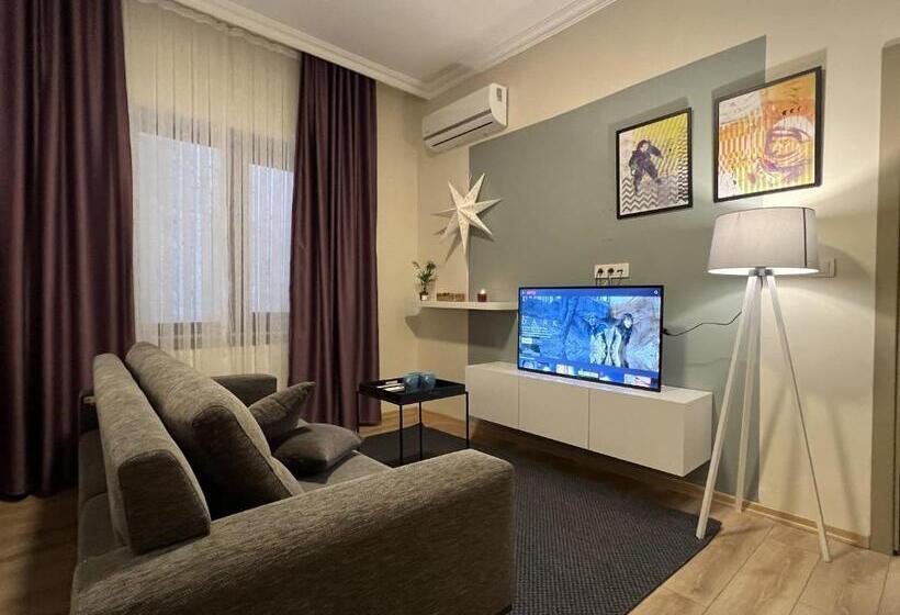 آپارتمان 1 خوابه همکف, Roj Suite