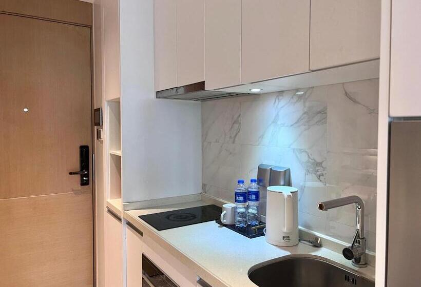 اتاق لوکس, Kaisen Xiyue Hotel Apartment   Shenzhen International Convention And Exhibition Center