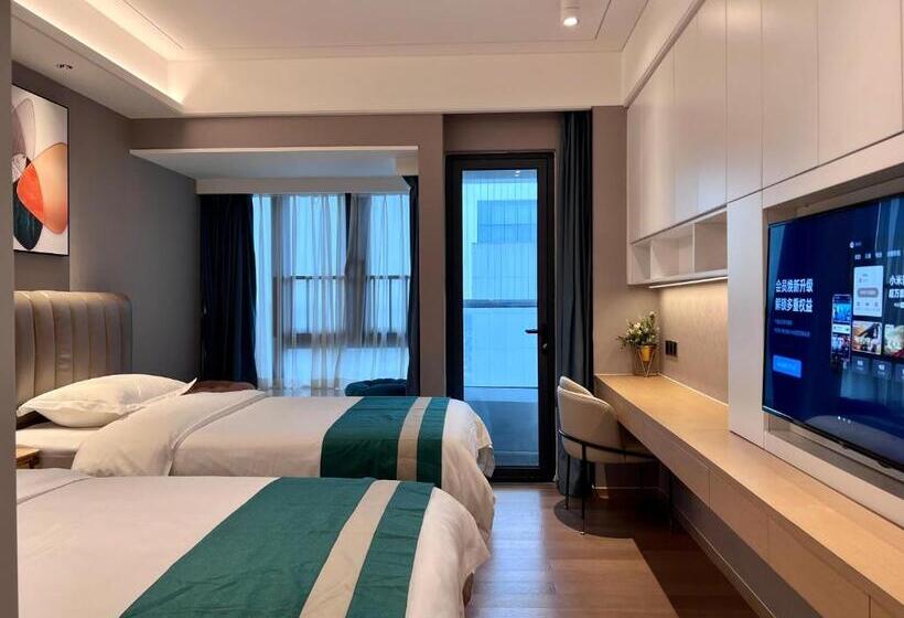 اتاق لوکس, Kaisen Xiyue Hotel Apartment   Shenzhen International Convention And Exhibition Center