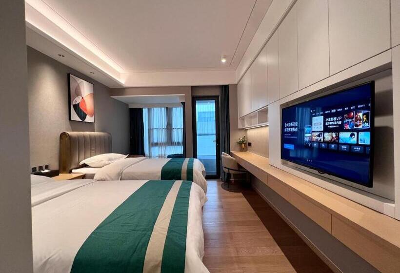 اتاق لوکس, Kaisen Xiyue Hotel Apartment   Shenzhen International Convention And Exhibition Center