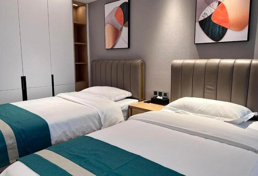 اتاق لوکس, Kaisen Xiyue Hotel Apartment   Shenzhen International Convention And Exhibition Center