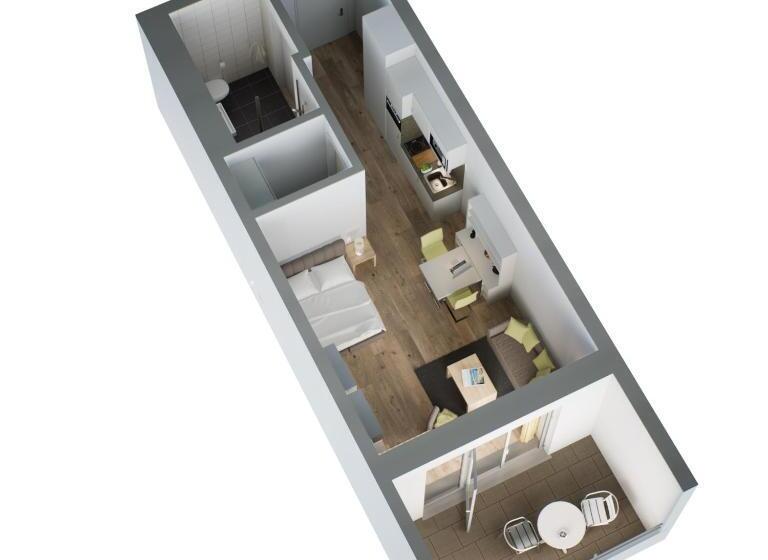 استودیو استاندارد با بالکن, Adapt Apartments Wetzlar