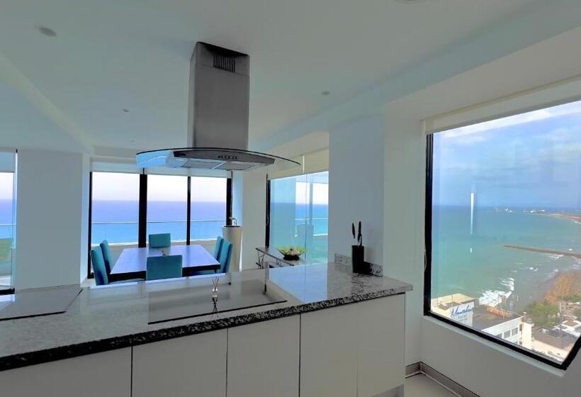 Апартаменты Deluxe 1 Спальня, The Best Luxury Penthouse   Beach View