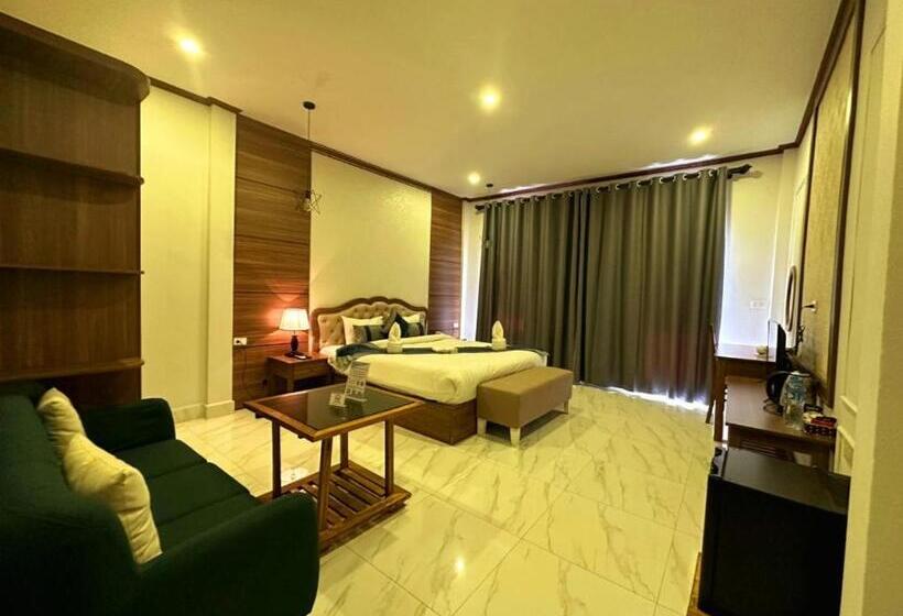 스탠다드 룸 산 전망, Champa Inn Resort