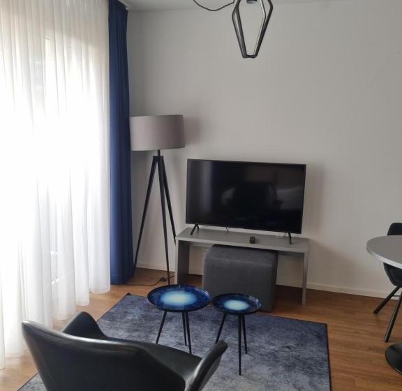 Апартаменты 1 Спальня, Livingroom Bad Homburg Boardinghouse