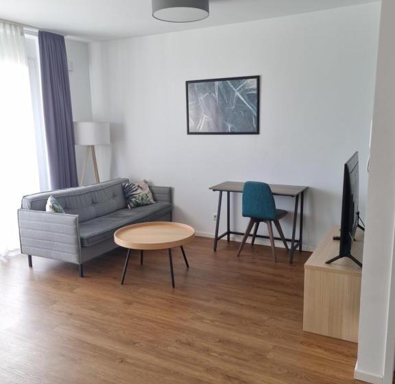 Апартаменты 1 Спальня, Livingroom Bad Homburg Boardinghouse