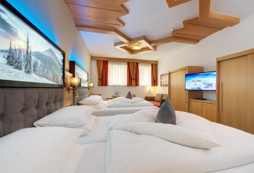 Четырехместный Номер Deluxe, Alpinstyle Hotel Ischgl