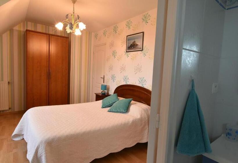 Одноместный Номер Вид на Сад, B&b La Rive   Le Mont Saint Michel