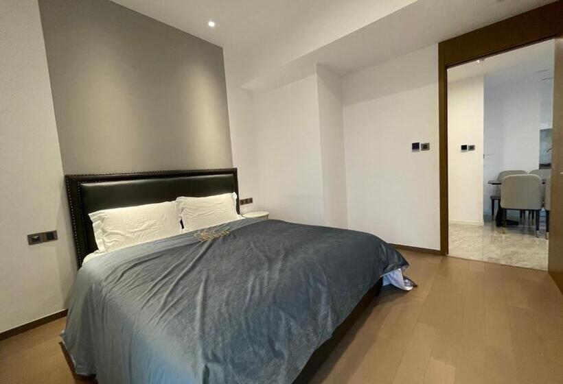 اتاق لوکس, Guangzhou Concierge Apartment   Guangzhou Financial City Keyun Road Metro Station