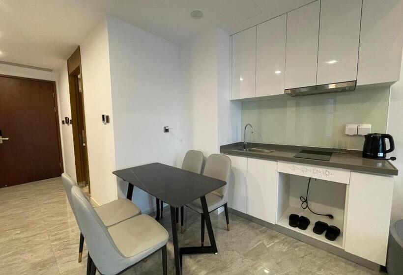 اتاق لوکس, Guangzhou Concierge Apartment   Guangzhou Financial City Keyun Road Metro Station