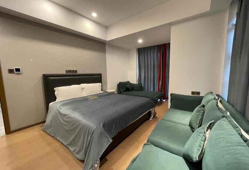 اتاق لوکس, Guangzhou Concierge Apartment   Guangzhou Financial City Keyun Road Metro Station