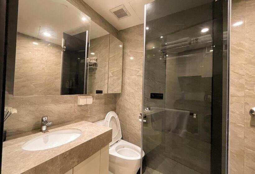 اتاق لوکس, Guangzhou Concierge Apartment   Guangzhou Financial City Keyun Road Metro Station