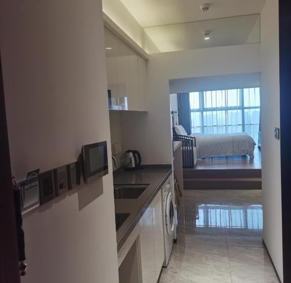 اتاق لوکس, Guangzhou Concierge Apartment   Guangzhou Financial City Keyun Road Metro Station