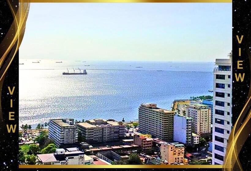Escritório Estandar Vista Mar, Free Pool N Free Sauna Access Oceanview Balcony In The Heart Of Manila, Front Of Robinsons Mall, Wal