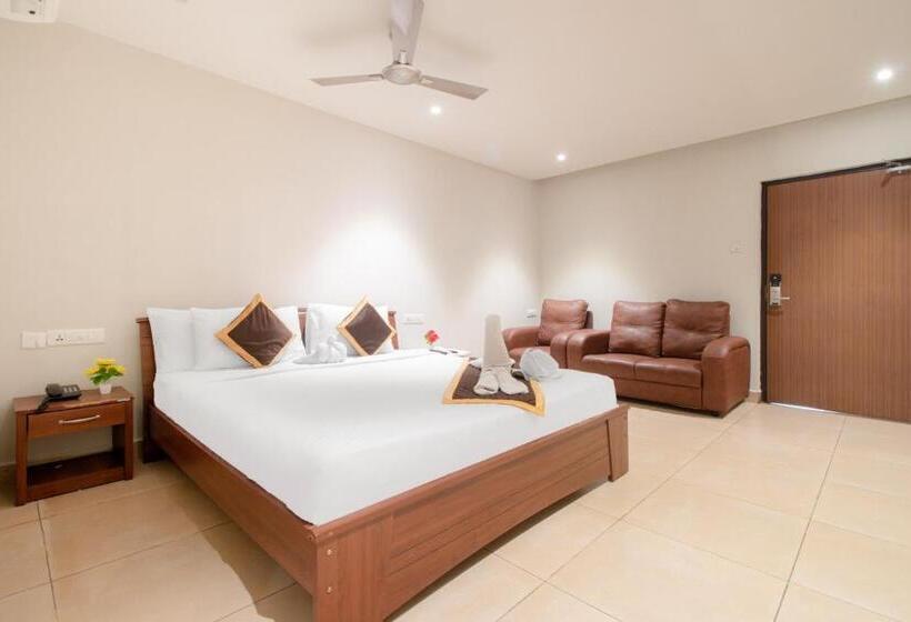 Стандартный Номер Кровать Кинг, Beestay Hotels Mg Road Vijayawada