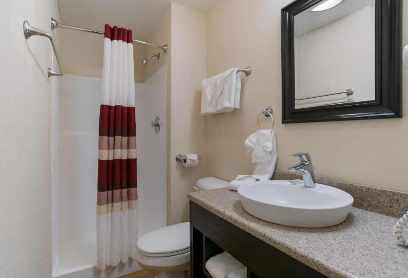 带特大床的豪华房间, Red Roof Inn Hershey