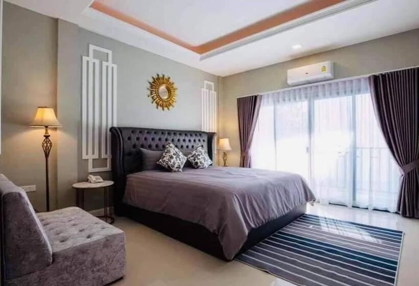 Стандартный Номер Кровать Кинг, พาราไดซ์รีสอร์ต สังขละบุรี Paradise Resort At Sangkhlaburi