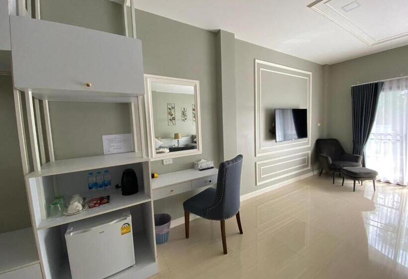Номер Стандарт, พาราไดซ์รีสอร์ต สังขละบุรี Paradise Resort At Sangkhlaburi