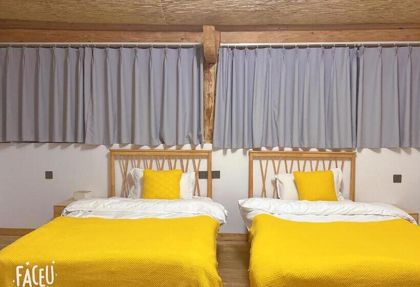 침실 2개 스위트, Lijiang Shitian B&b
