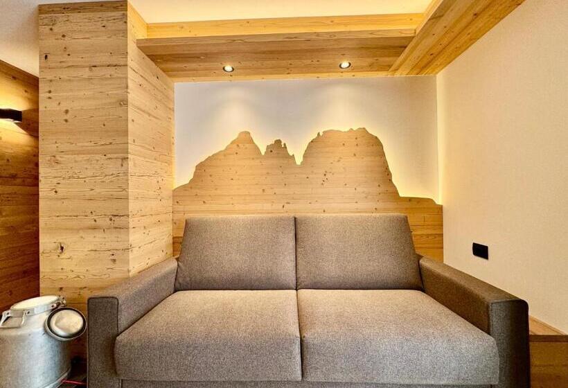 带1个卧室的豪华公寓, Dolomiti Luxury Mountain View Ski In Ski Out