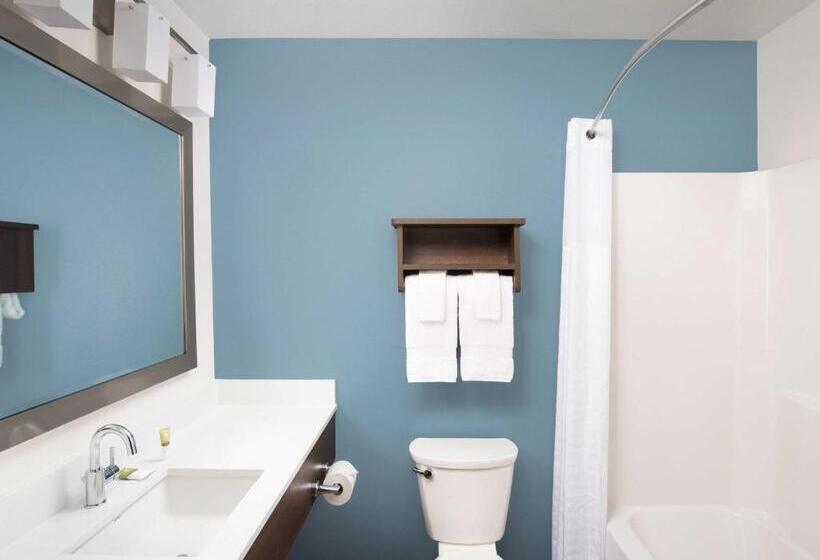 חדר סטנדרט שתי מיטות זוגיות, Woodspring Suites Fargo North Near Ndsu