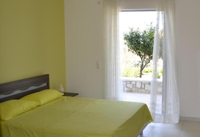 اتاق استاندارد سه تخته با چشم‌انداز باغ, Riviera Rooms